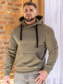 Férfi pulóver VSB HOODIE khaki